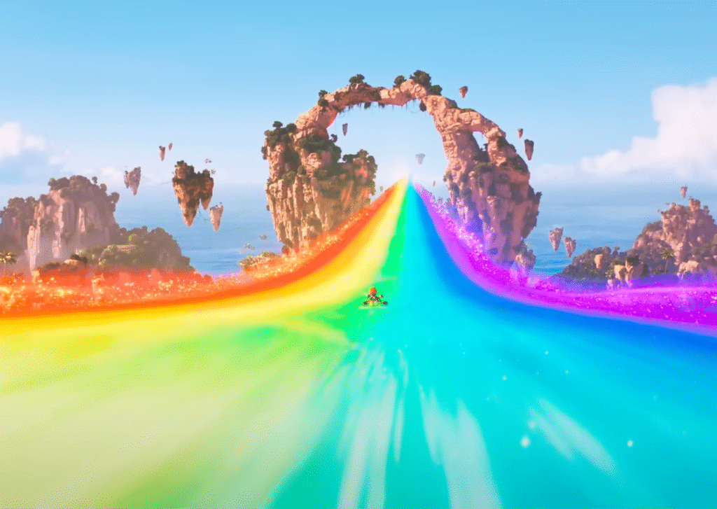 Mapa arcoiris Mario Karts